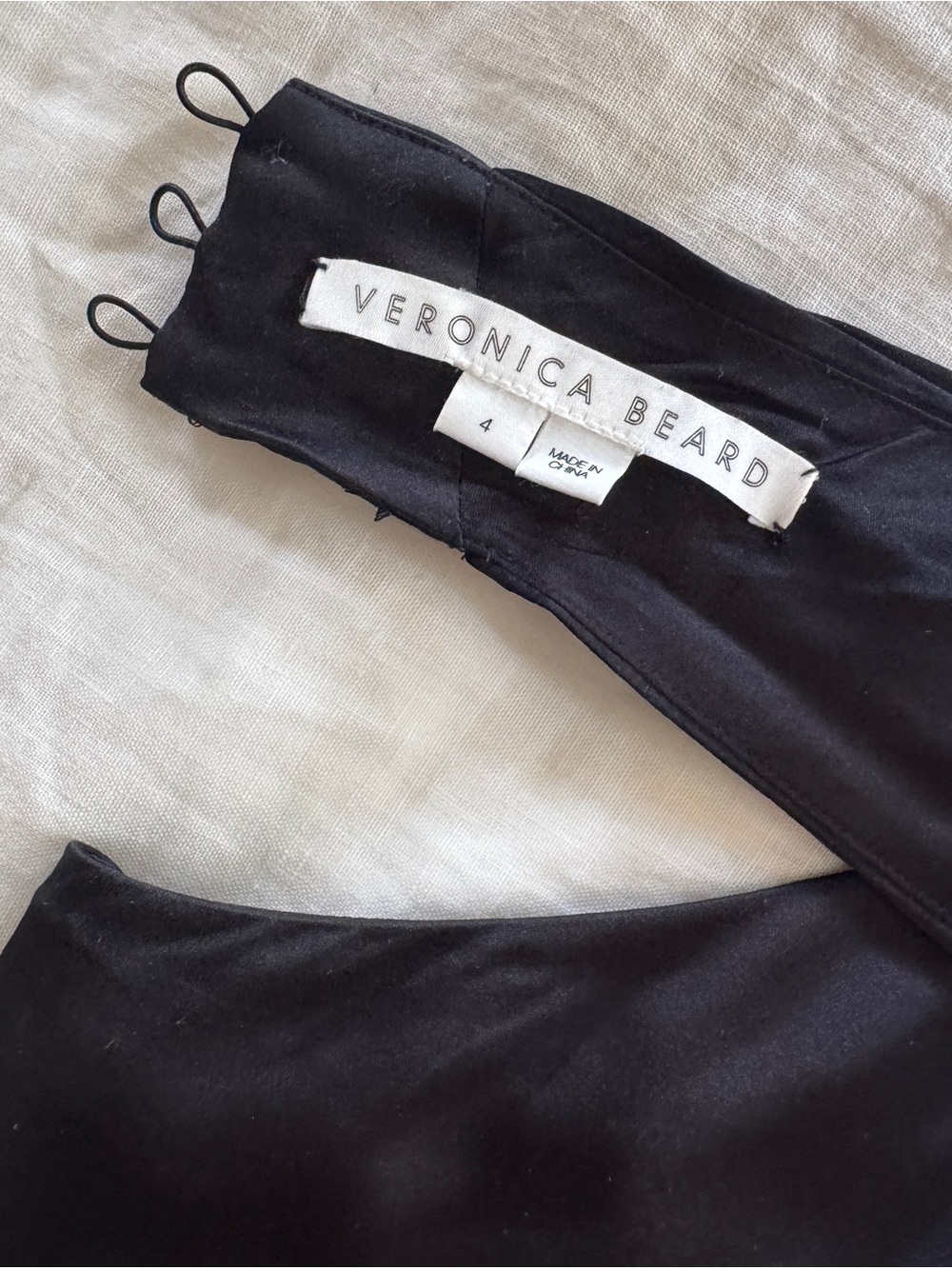 Veronica Beard Black Halter Cross-Neck Maxi Dress - Picture 7 of 9